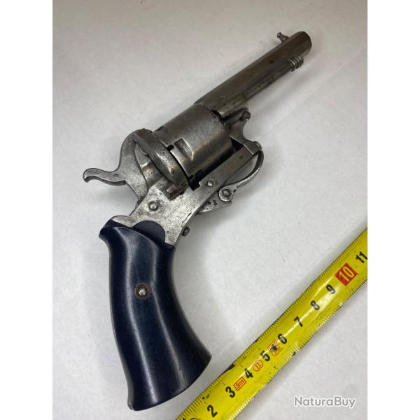 Ancien revolver 7 mm � broche ELG