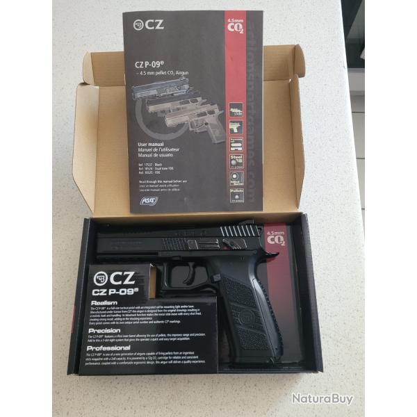 CZ P-09 ASG billes et diabolos  ( CO2 )