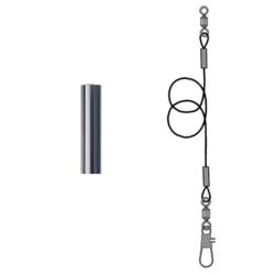 Sleeve Sunset Brass Tube St-S-6007 1,8mm BLACK - NICKEL Par 40