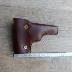 &Eacute;tui cuir ( 6.35 ) policeman "Manufrance"