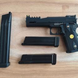 Hi capa dragon 5.1 avec 3 chargeurs gaz airsoft 6mm