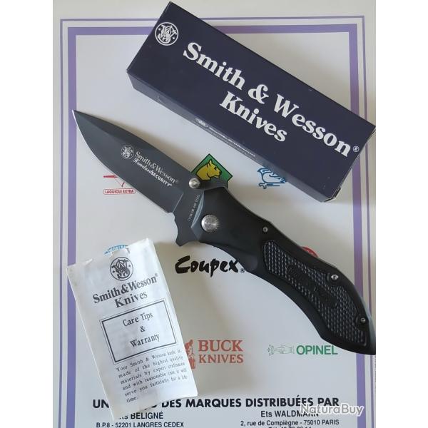 Smith & Wesson / couteau pliant " Homeland-SECURITY ".