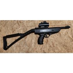 Pistolet air comprim&eacute; Swiss Arms avec crosse amovible et point rouge