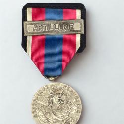 (14.002) M&eacute;daille de la D&eacute;fense Nationale - Argent - Agrafe Artillerie