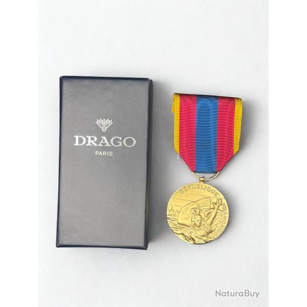 (14.016) M�daille de la D�fense Nationale - Or - Drago