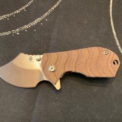 VEND COUTEAU PLIANT KIZER CUTLERY FLIP SHANK G10.