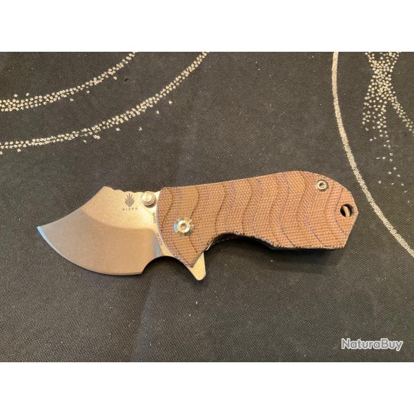 VEND COUTEAU PLIANT KIZER CUTLERY FLIP SHANK G10.