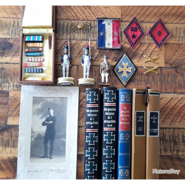 Lot d'objets collection militaria
