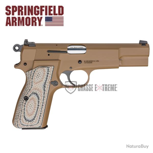 Pistolet SPRINGFIELD ARMORY SA-35 Coyote Brown 4.7'' Cal 9 mm