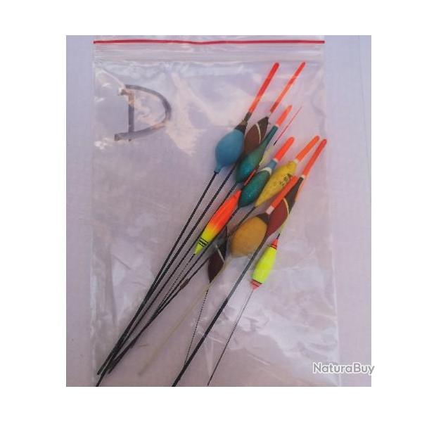 Flotteur Vintage - lot x 10 pcs de A � H Pack : D - 10 flotteurs multiples