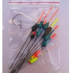 Flotteur Vintage - lot x 10 pcs de A &agrave; H Pack : G - 10 flotteurs multiples