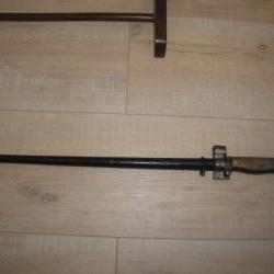 BAIONNETTE LEBEL Mle 07/15 POIGNEE EN MAILLECHORT