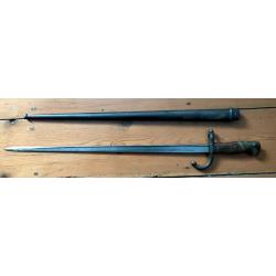 ba&iuml;onnette fran&ccedil;aise Mod&egrave;le 1874, ba&iuml;onnette "Gras"