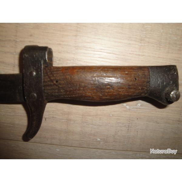 BAIONNETTE DE MOUSQUETON MODELE 1892 TYPE 2