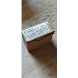 Bo&icirc;te de 15 cartouches neutralis&eacute;es de 7.92 Kurz - 1944 - WW2