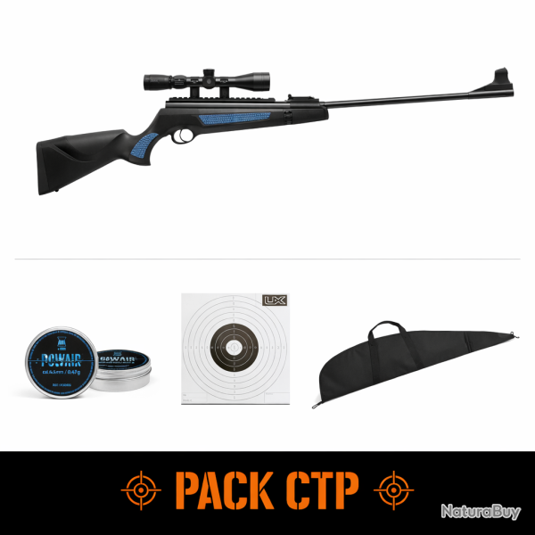 Carabine Artemis Snowpeak SR1400F noir/gris - Cal. 4.5 mm 4.5 mm / Ca - PACKCTP