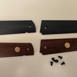 Poign&eacute;es pour colt 1911