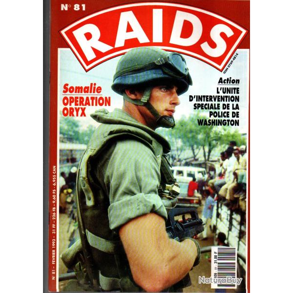Raids 81, somalie, corps des marines en 2000 usmc, police washington, folgore, vietnam vo dai ton,