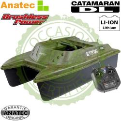 Bateau Amorceur Anatec Catamaran DL OAK LI Brushless DE-SR07 + 4 Batteries (Occasion)