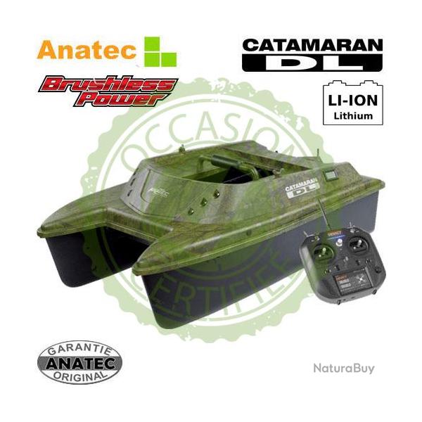 Bateau Amorceur Anatec Catamaran DL OAK LI Brushless DE-SR07 + 4 Batteries (Occasion)