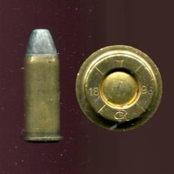 11.2 X 30 R Gasser Autrichien Mle 1882 - RARE - marquage Georg ROTH : 18/IV/96/GR/