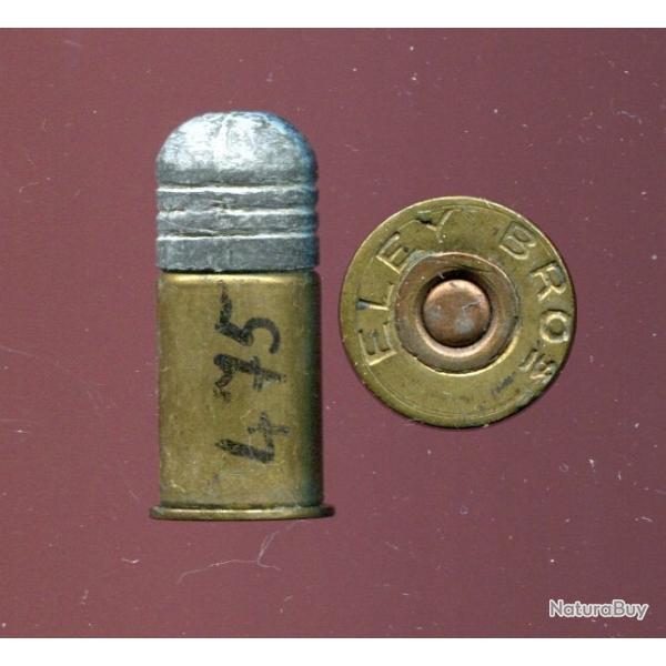 .500 Tranter - �tui laiton 2 parties bourrelet rapport� suivant Brevet Boxer - marquage : ELEY BROs