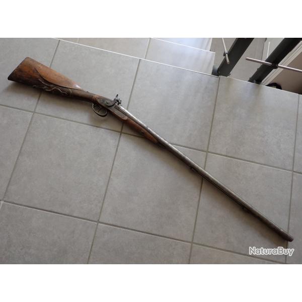 Epave de fusil de chasse � chiens. Pour restauration ou d�co. Canons HS