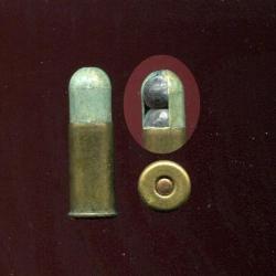 .44 Smith & Wesson Russian - TRES RARE balle double (Duplex) - en coup