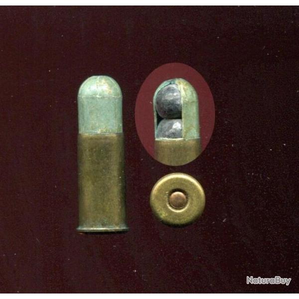 .44 Smith & Wesson Russian - TRES RARE balle double (Duplex) - en coup