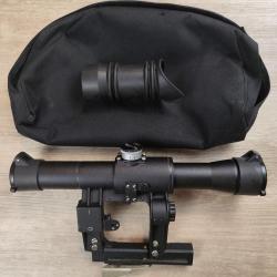 Lunette BELOMO POSP montage AK - 4x24 + Housse et bonnette