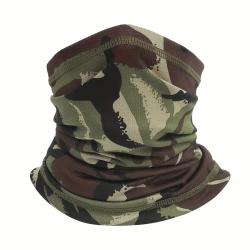 Cache-Cou Camouflage Jungle Unisexe Respirant Polyester