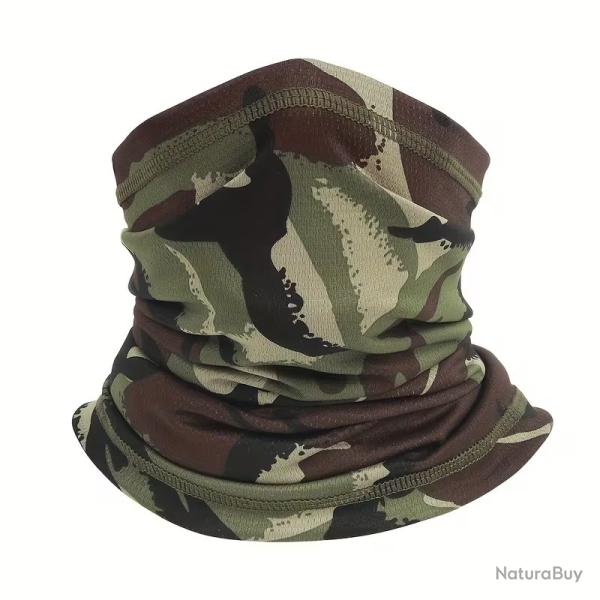 Cache-Cou Camouflage Jungle Unisexe Respirant Polyester