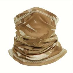 Cache-Cou Camouflage Desert Unisexe Respirant Polyester