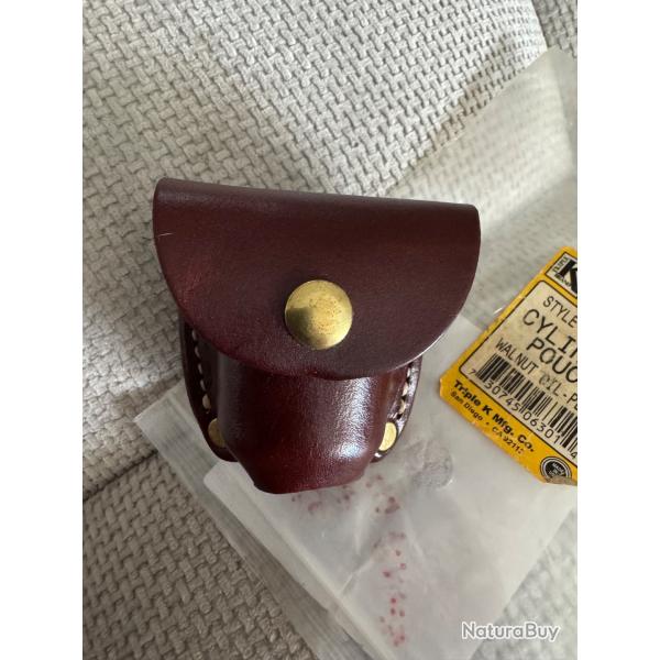 porte barillet de ceinture triple k ref int trk 6301 neuf cuir