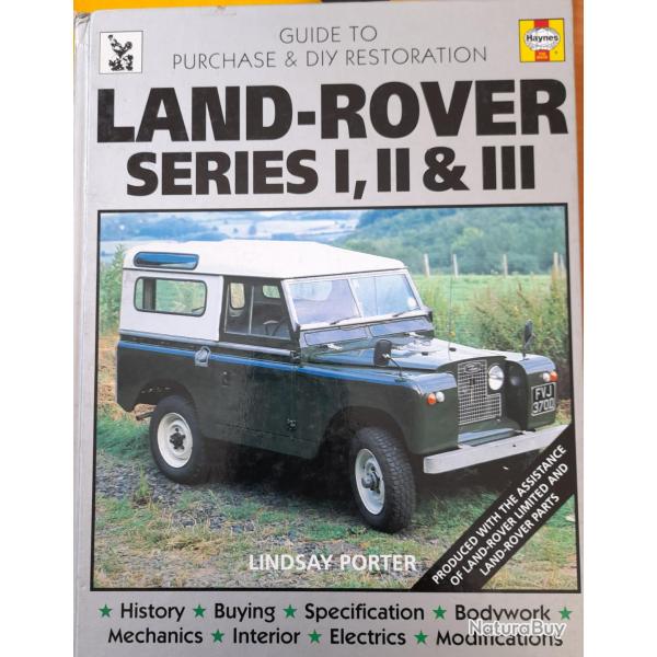 LIVRE LAND ROVER SERIE I , II, III