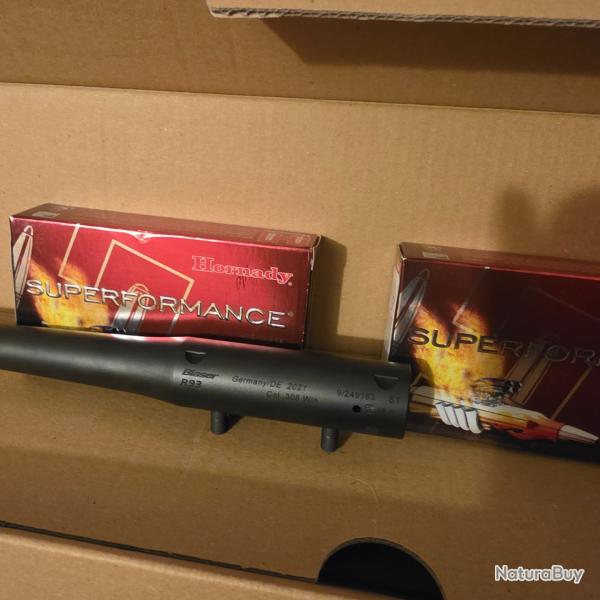 Vend rare canon R93 filet� 308win sp�cial 30 ans anniversaire Blaser NEUF.