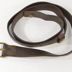 Bretelle sangle &agrave; ardillon de fusil Su&eacute;dois Karl Gustaf Gustave M96. Style bretelle de Lebel. Suede