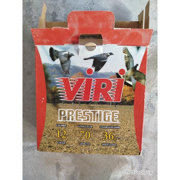 CARTOUCHES SPECIAL PIGEON VIRI CAL 12 70 BJ 36Gr X75