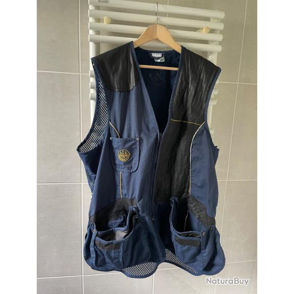 Gilet noir et bleu Beretta