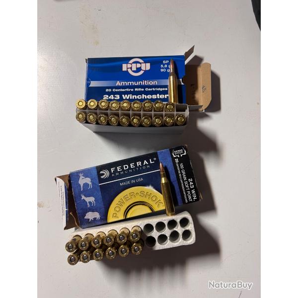 Balles 243 winchester