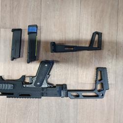 M1911 Strike Warrior Tokyo Marui GBB + kit carabine impression 3D