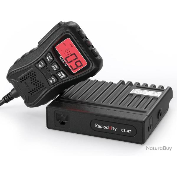 Radio CB Off Road Compact Mobile AM/FM 40 canaux Ecran LCD Micro Haut-Parleur int�gr� Gain VOX RF