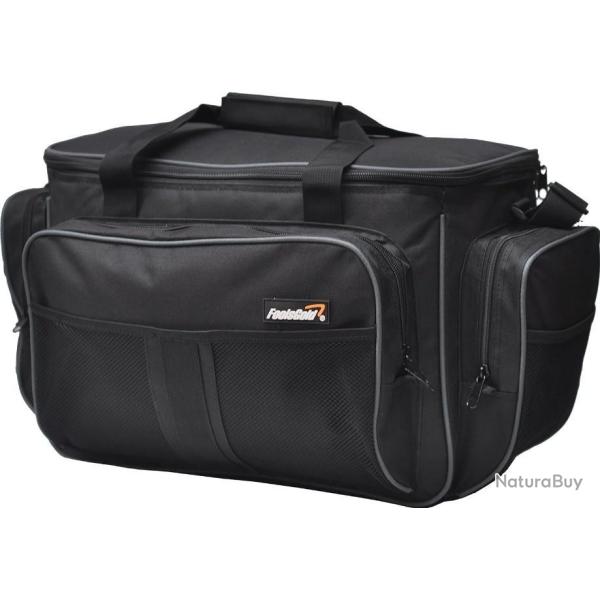 Grand Sac de P�che 56cm x 30cm x 30cm Sac pour Mat�riel de p�che Plusieurs poches Etanche Noir