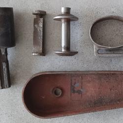 lot de pieces de crosse de mauser 98k WW2