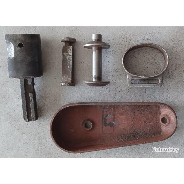 lot de pieces de crosse de mauser 98k WW2