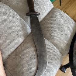 couteau ou sabre teke congo ancien 19eme siecle piece ethnique africaine