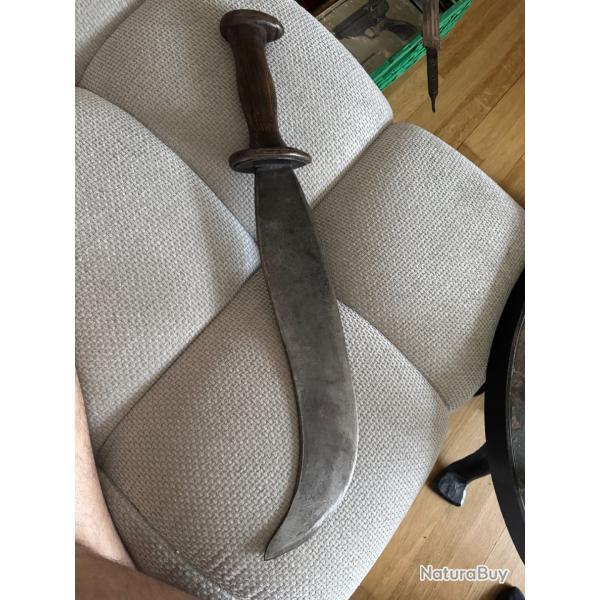 couteau ou sabre teke congo ancien 19eme siecle piece ethnique africaine