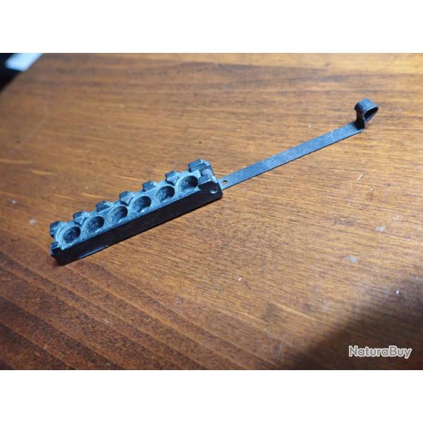 Chargeur 6 coups pour pistolet d'alarme ROHM RG3 6 mm Flobert.