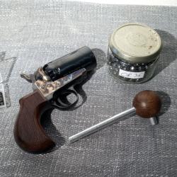 Revolver Pietta 1858 Pepperbox .36 � Crosse bec de corbeau