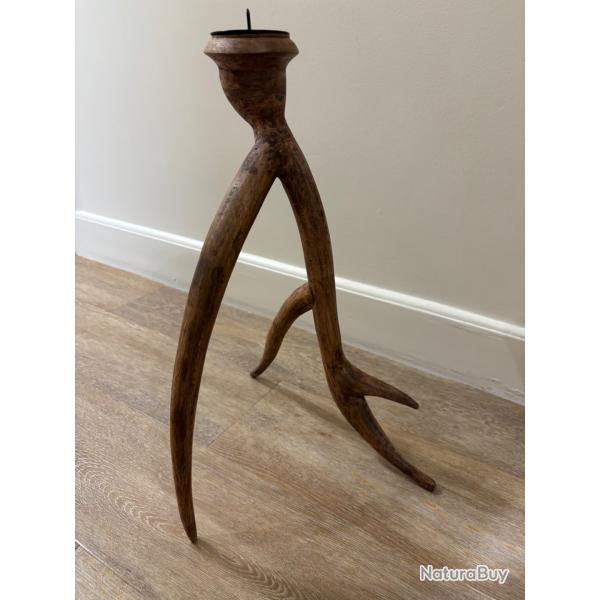 Bougeoir style bois de cerf